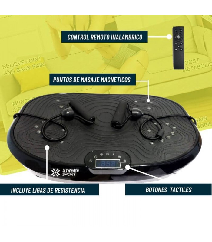 Plataforma Vibratoria SLIM  con Bluetooh