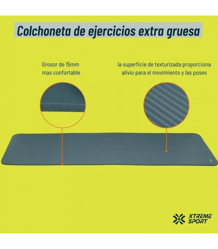 Mat de Yoga Fitness de 15mm