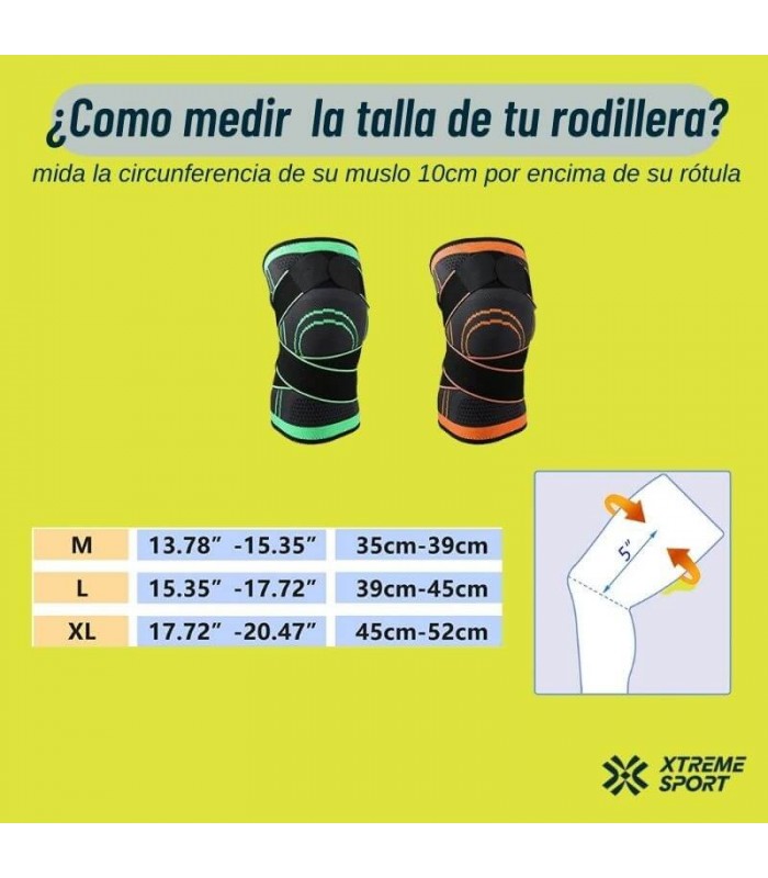Rodilleras Deportivas Elasticas de Compresión