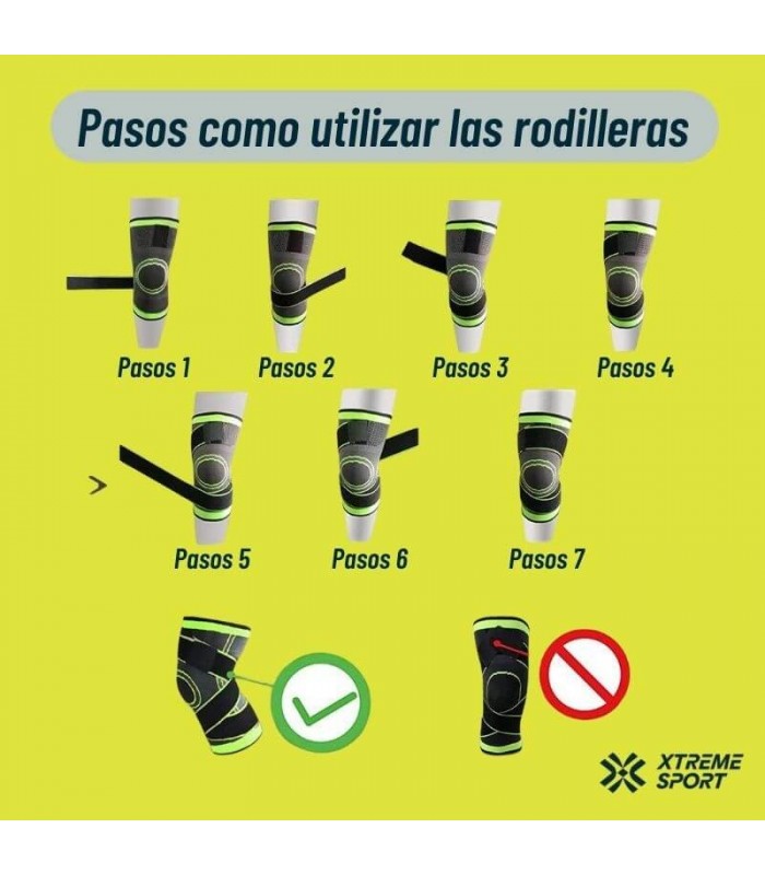 Rodilleras Deportivas Elasticas de Compresión