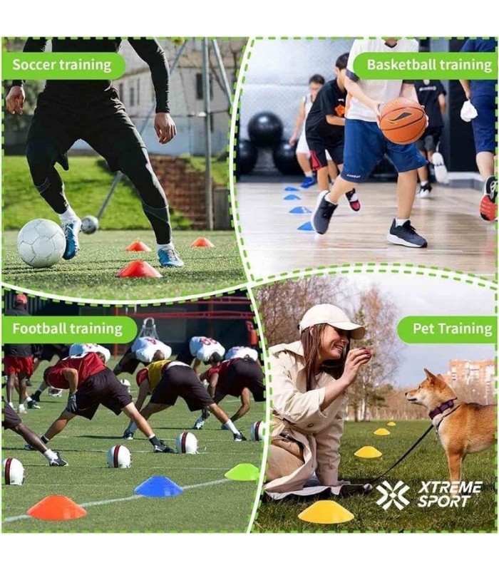 Conos de Futbol juego de 50 discos Deportes