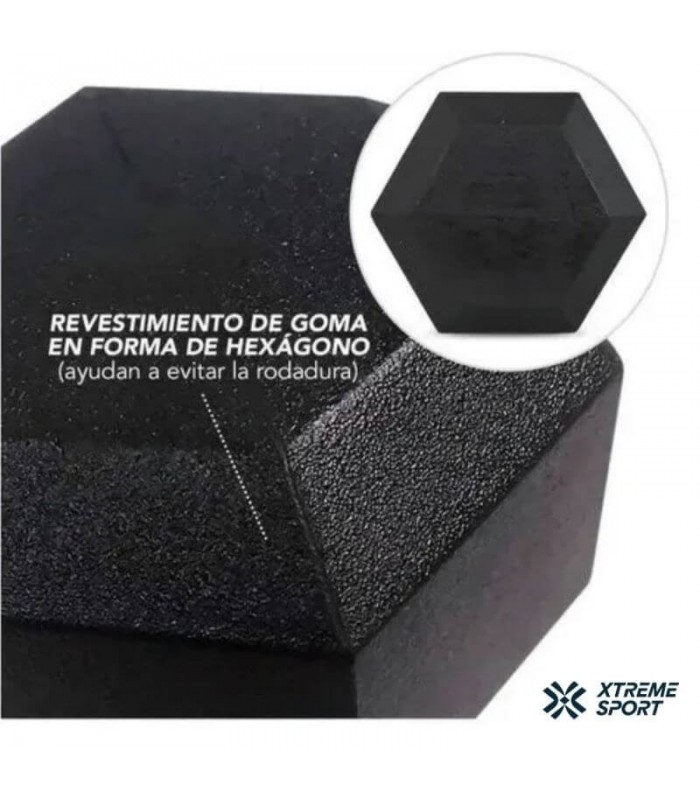 Mancuernas 5 Kg Hexagonales x 2