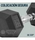Mancuernas 10Kg Hexagonales de caucho  x 2