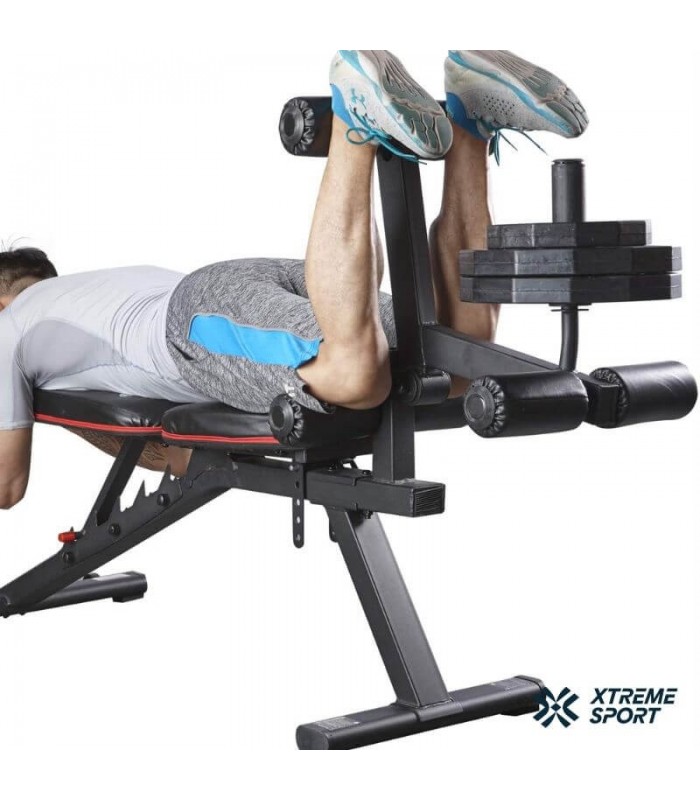 Banca de Pesas Iron Gym  Barra + 20kg de Discos