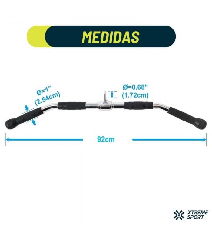 Barra Accesorio  de Polea para Gimnasio