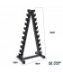 Set de 10 Mancuernas Hexagonales + Soporte Rack