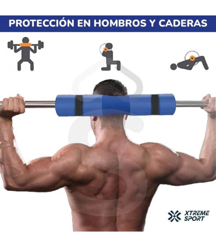 Almohadilla Protectora de barra: Sentadillas y estocadas