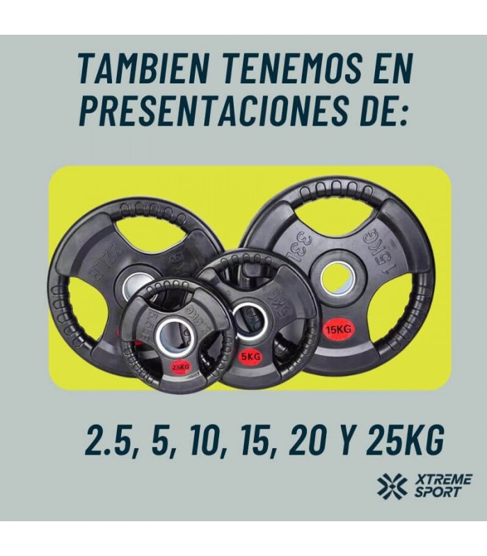 Discos Olimpicos de 20Kg x par