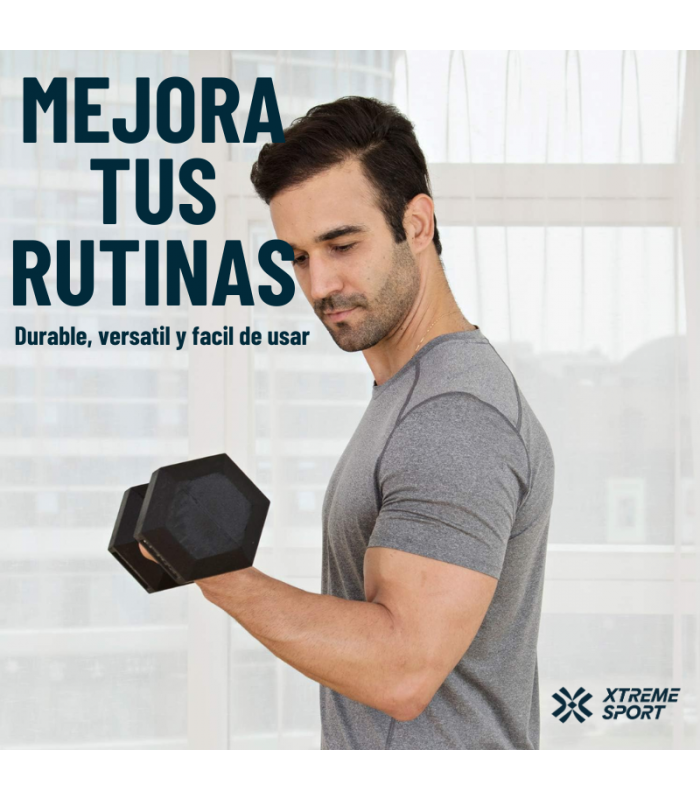 Mancuernas Hexagonales de 4kg Par