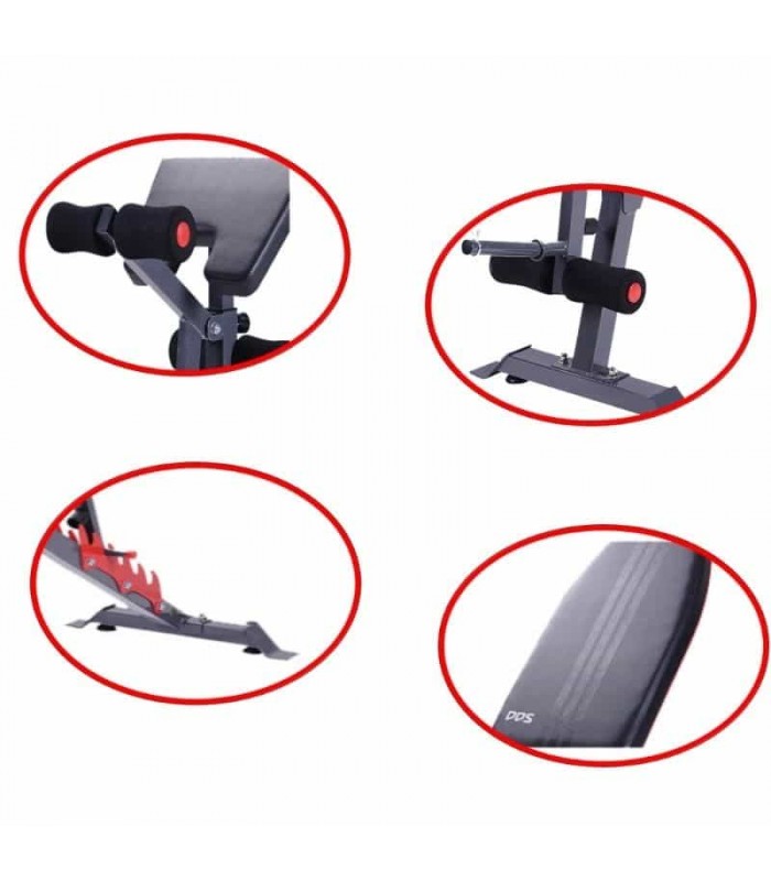 Banca Iron Gym Multitrainer para casa