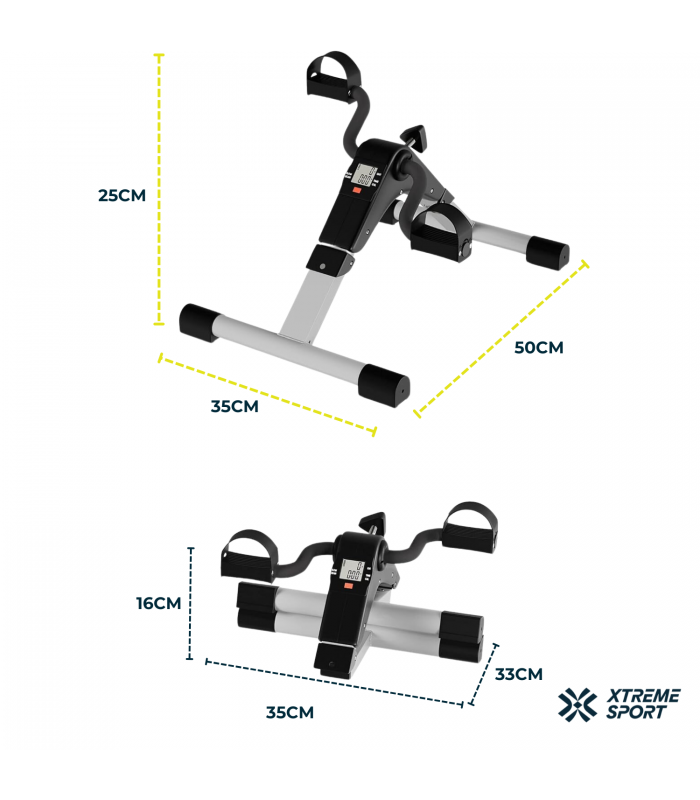 Pedalera Mini Bici Ejercitador Rehabilitación Fortalecimiento