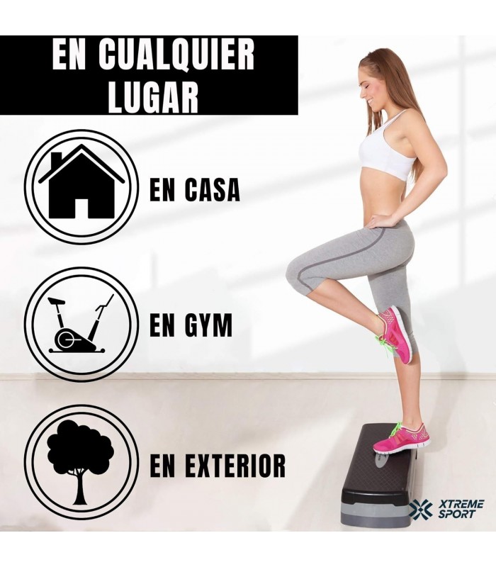 Step Aerobic de 2 Niveles de Entrenamiento