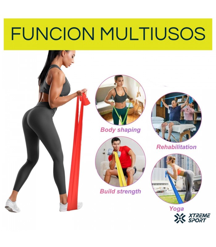 Bandas Ligas Abiertas para Entrenamiento y Rehabilitación