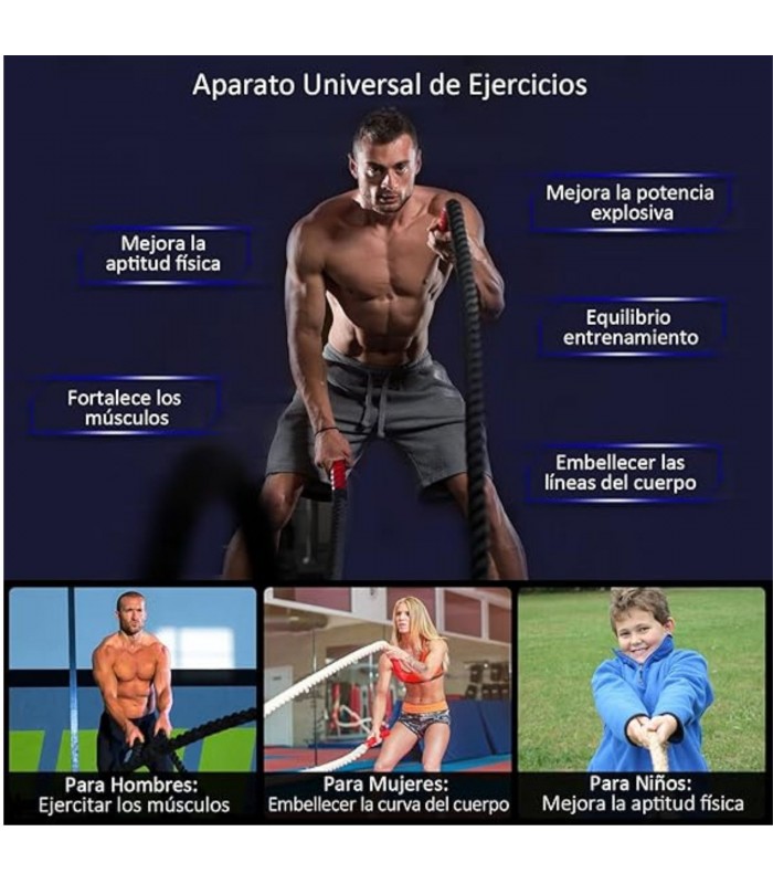 Soga de Crossfit de  Entrenamiento de 12mts