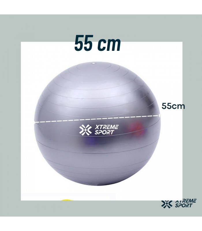 Pelota Bobath Yoga y pilates de 55 cm + inflador