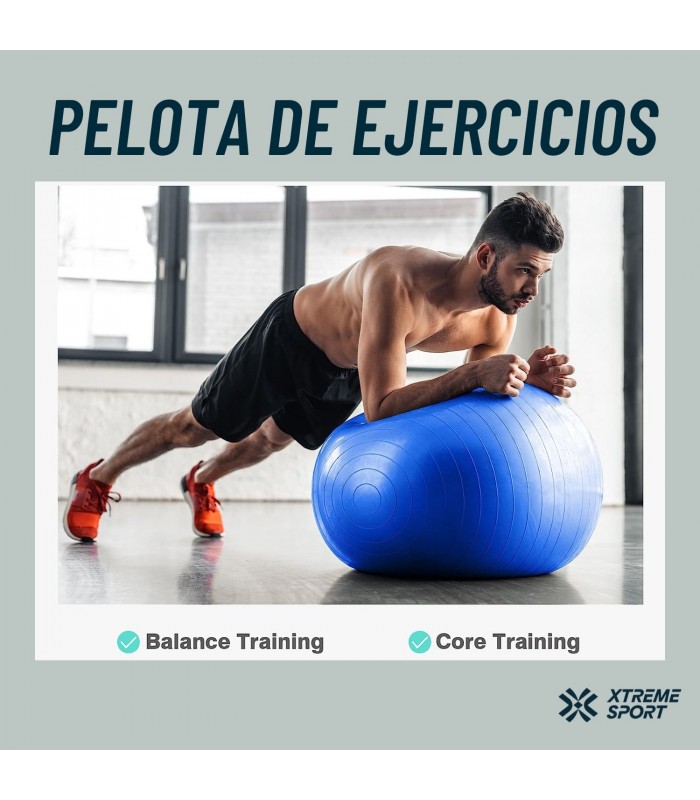 Pelota Bobath Yoga y pilates de 75 cm + inflador