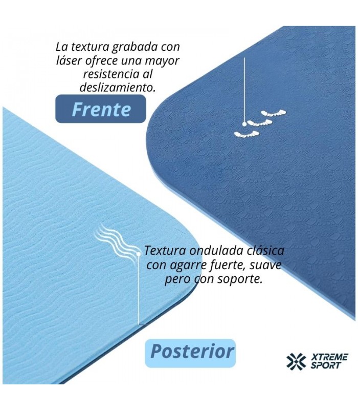 Mat de Yoga Antideslizante Profesional Ecológico 4mm