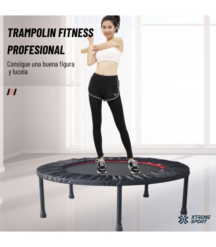 Trampolin de Gimnasia Saltarin Fitness con Resortes 100cm