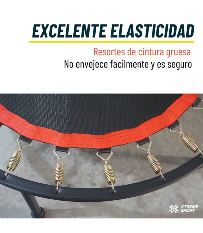 Trampolin de Gimnasia Saltarin Fitness con Resortes 100cm