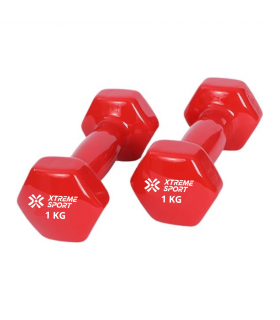Mancuernas Pesas De 1 kg Fitness De Vinil X2