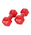 Mancuernas Pesas De 1 kg Fitness De Vinil X2