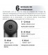 Pistola Masajeador Muscular de 4 Cabezales 6 Velocidades