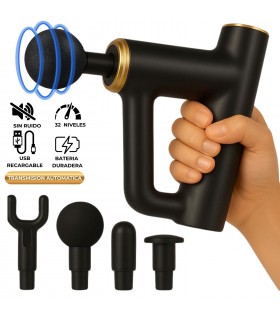 Pistola Masajeador Profundo POWERFUL THERAPY 32 Velocidades