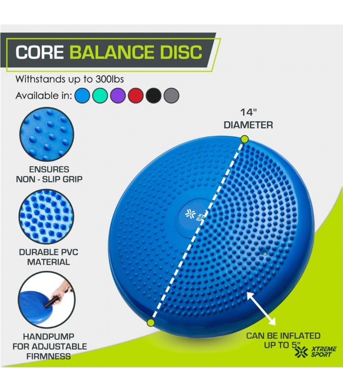 Disco de Equilibrio Mini Bosu - Meditación Yoga Fisioterapia
