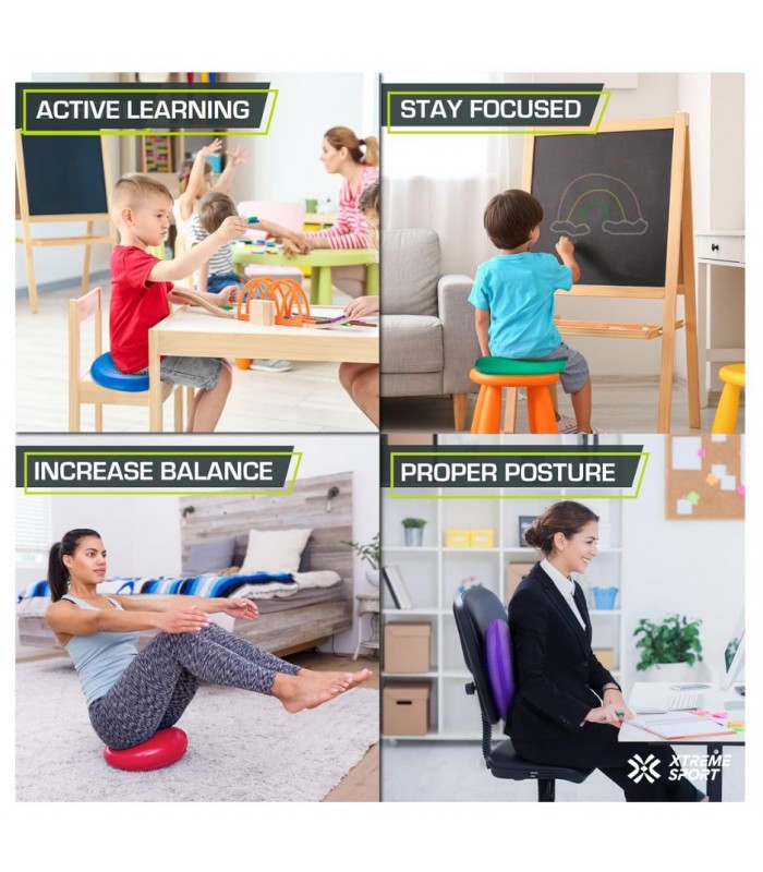 Disco de Equilibrio Mini Bosu - Meditación Yoga Fisioterapia