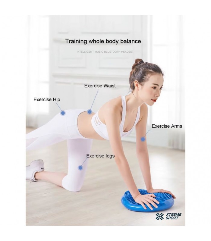 Disco de Equilibrio Mini Bosu - Meditación Yoga Fisioterapia