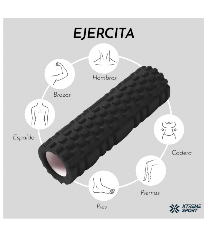 Rodillo de Espuma 45cm para terapia Foam Roller