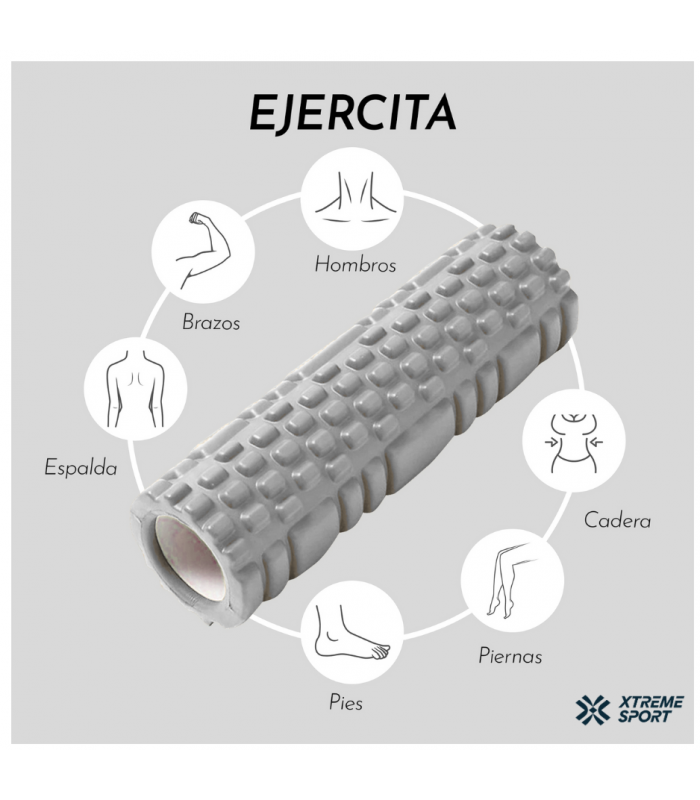 Rodillo de Espuma 45cm para terapia Foam Roller
