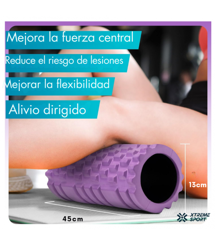 Rodillo de Espuma 45cm para terapia Foam Roller