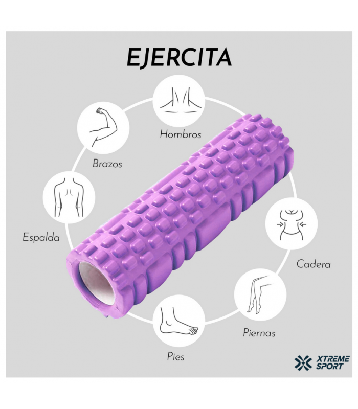 Rodillo de Espuma 45cm para terapia Foam Roller