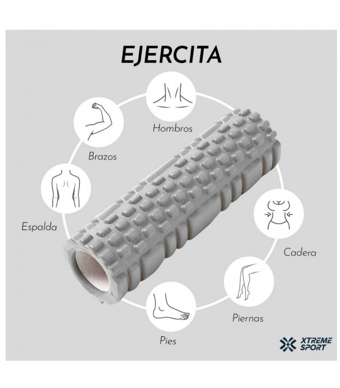 Rodillo de Terapia 33cm Foam Roller de yoga
