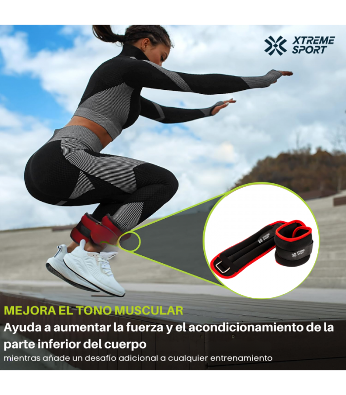 Tobillera con Peso 2 Kg Importada – Ejercicio, Terapia y Rehabilitación