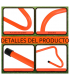 Vallas de Futbol Entrenamiento de Velocidad 40cm x 6