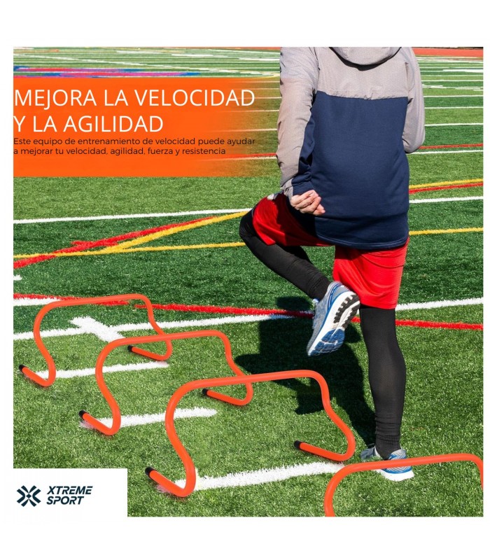 Vallas de Futbol Entrenamiento de Velocidad 50cm x 6