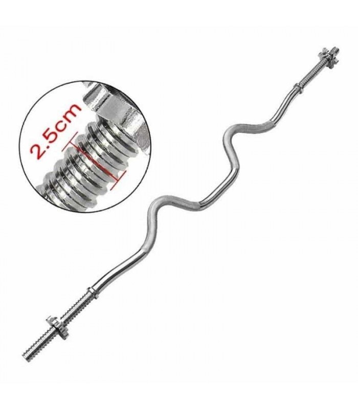 BARRA W + 20Kg discos de Hierro