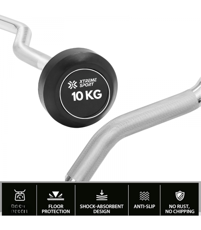 Barra Z Peso Fijo de 10kg