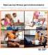 Mancuernas Pesas De 2 kg Fitness De Vinil X2