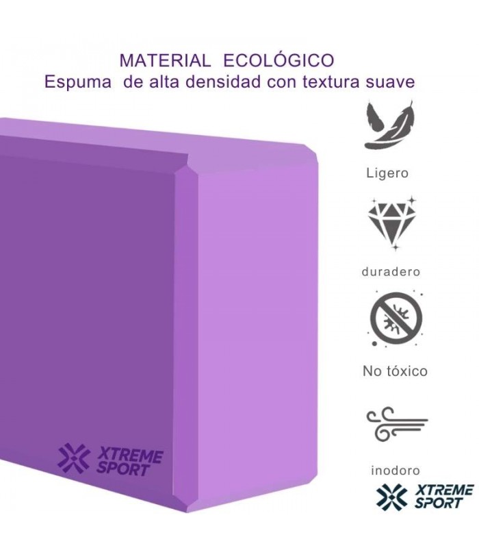 Bloque Ladrillo de Yoga y Pilates de apoyo 2  Piezas