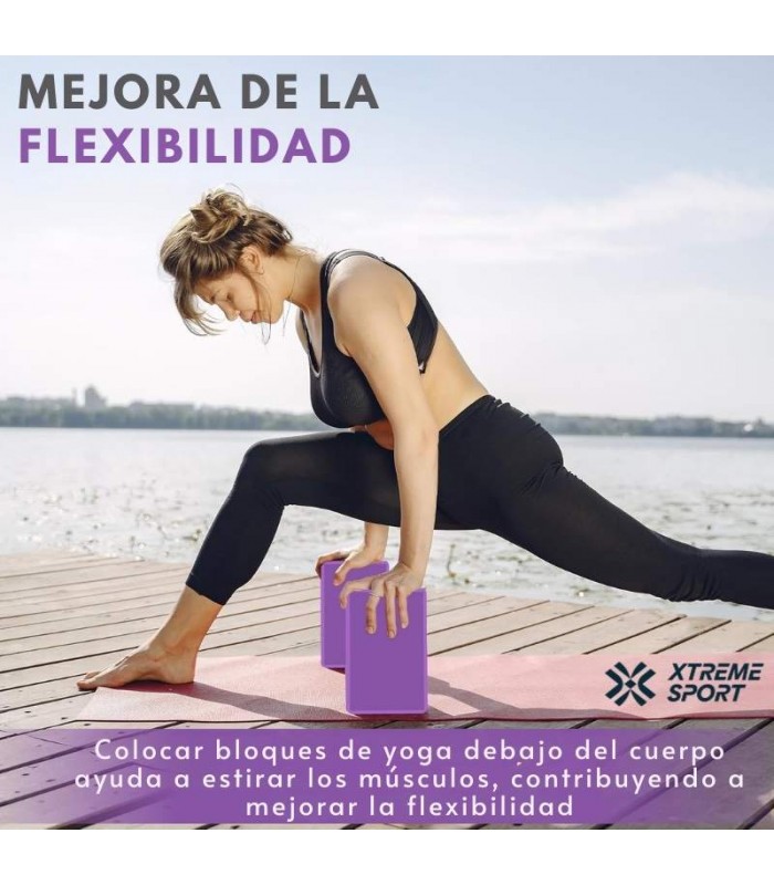 Bloque Ladrillo de Yoga y Pilates de apoyo 2  Piezas