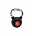 Pesas Rusas Kettlebells 10Kg Recubiertas de Goma Mango Cromado