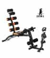 Banca Six Pack 23 en 1 + Ligas Maquina para Abdominales