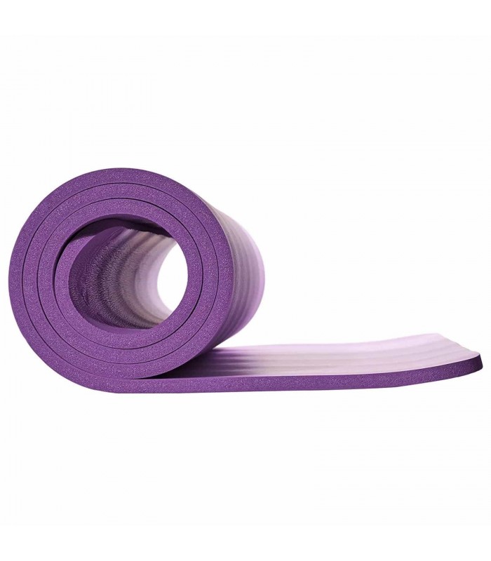 Mat de Yoga Fitness de 15mm Morado