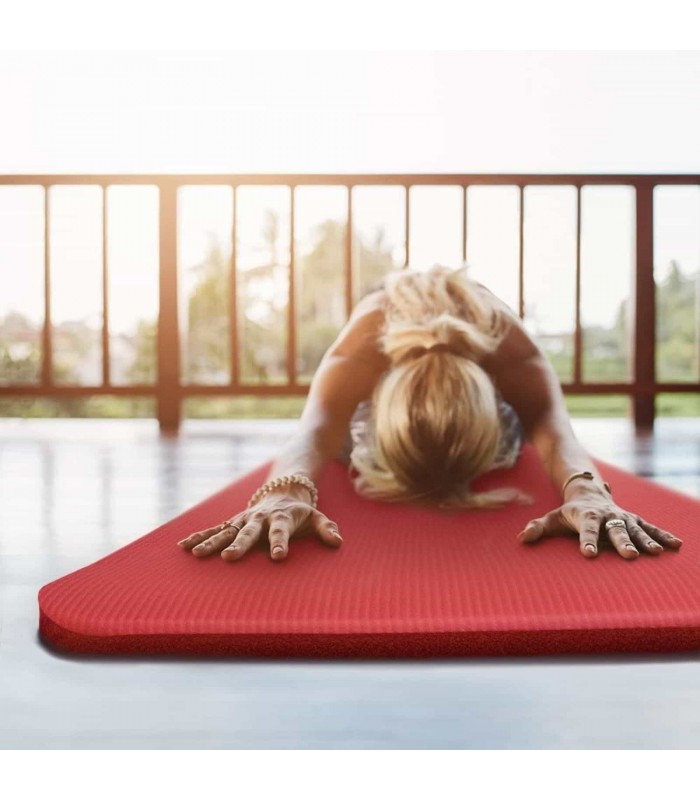 Mat de Yoga Fitness de 15mm Negro