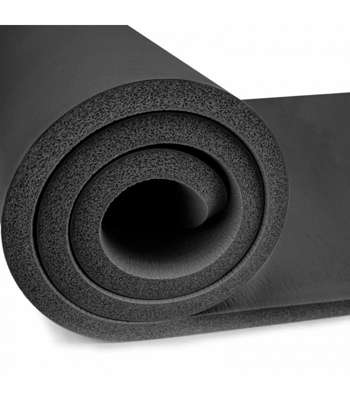Mat de Yoga Fitness de 15mm Negro