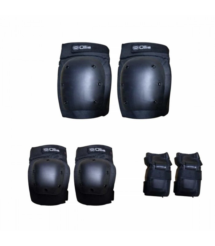Combo Kit de Protección + Casco para Ciclismo, Skate, Patinaje