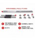 Set de Mancuernas 50kg Cromadas + Barra 150cm